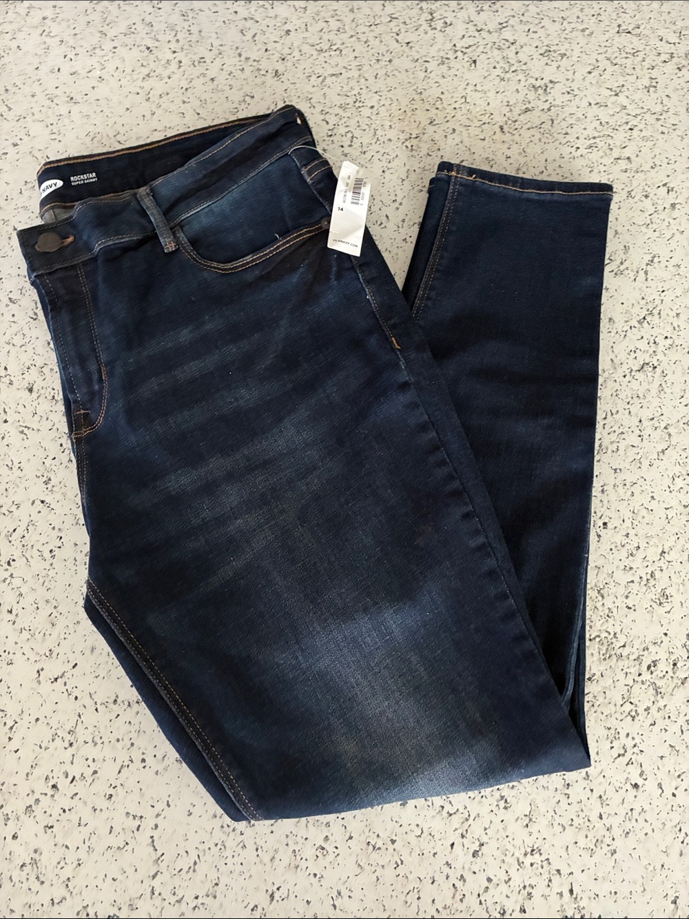 Old Navy Rockstar Super Skinny Jeans in Dark Indigo